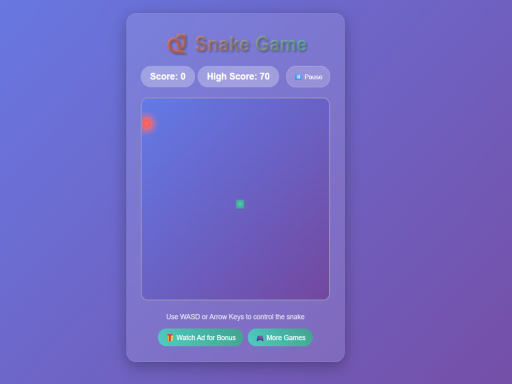 Snake: Neon Glitch