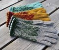 wool winter gloves, Hand knitted warm fingered gloves, unlined hand warmers, size M/L gloves with fingers