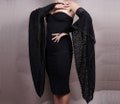Elegant GOTHIC VAMPIRE extra long velvet gloves with lace flounce, Burlesque Evening Glamour, alternative fingerless mittens