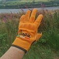 Vespa Rustic Tan Italian Leather Gloves Windproof Waterproof Winter All Weather Gloves Touch Screen Armoured Knuckle PX GTS300 GTV Sprint