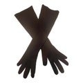 1950?s Dark Brown Opera Length Gloves, 16? Long, 6.5 APPROX Size, Deadstock, VLV Gloves