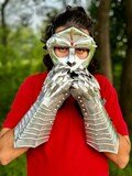 Medieval Nazgul Gloves | Doom Mask | Armor Gauntlets | Halloween Cosplay Accessories | Halloween Role play Costume ~Larp Steel Gloves Gift