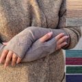Merino wool knitted long arm warmers for her, Merino wrist warmers women, fingerless arm gloves, long gloves, fingerless gloves woolen