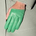 Green Leather Gloves, Fingerless Gloves, Fully Customizable Gloves, Women Accessories, Fall Clothing, Handmade gloves, Leather Gloves Men