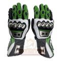 Kawasaki Top quality Motorbike Leather Gloves | Free delivery