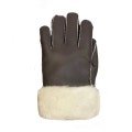 Winter Shearling Sheepskin Leather Gloves  Warm and Cozy for Men & Women