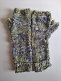 Handmade Thick and Thin Blue and Yellow Arm Warmers