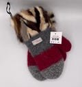 Boiled wool mittens for women - Felted wool mittens for women