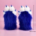 Faux fur cat paws wolf gloves, Handmade fluffy fursuit paws, Kitty cosplay fursuit paws gloves handpaws, Fur paw with claws, Gift for Gilrs
