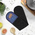 Oven Mitts, Blue, Mama bear, Personalized, Mothers Day gift, gift for her, new moms, baby shower, holiday, spring, vacation, Mom,Oven Glove