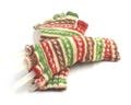 Knitted mittens-Hand-knitted fingerless gloves in multi-colored wool Gift idea for Christmas HeyLaineInFrance,