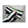 beetlejuice wristwarmers long fingerless gloves pair handknit   UK seller