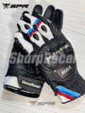 Custom BMW Motorrad Leather Motorcycle Gloves | Personalized Racing Biker Protection | Made to Order Motorbike Gear | Gift for Riders
