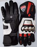 Professional Ducati Racing Gloves | Genuine Leather Corse Protection | Custom Motorcycle Gear | Made to Order | For Men