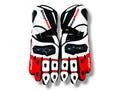 Custommade SharpRacer SPR Motorcycle Racing Leather Gloves with Carbon Fibre Knuckles
