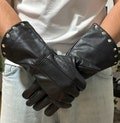 Beautiful long leather gloves | Opera leather gloves | Evening leather gloves | Soft nappa lamb leather gloves |