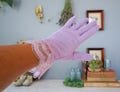 Vintage Lace Women Gloves/ 1950s-60s Ladies Gloves/ Evening Formal Gloves/ Wedding Tea Party Gloves/ Coquette Gloves/ Whimsigoth Gloves