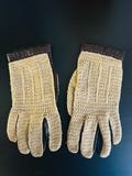 Vintage 1960?s Ladies Driving Gloves Leather Size Small Retro Sixties