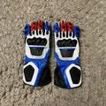 Customisable Motorbike Gloves - Genuine Leather Beamer style Motorbike Gloves for Men and Women - Get you own logos / names on Gloves