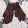 Vintage Brown Leather Driving Gloves
