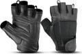 Men's Super Soft Deer Soft Fingerless Leather Glove Summer Touring Choppers Motorcycle Riding, Driving Gloves