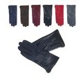 Womens Leather Gloves - Winter Gloves - 4 Button Or 3 Point Style