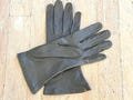 Charter Club Gray Leather Driving Gloves, Women?s Leather Gloves Size 7 1/2