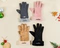 Embroidered Winter Gloves,Custom leather Gloves,Glove for Winter,Monogram gloves,Dad Gift,Gift for Him,Christmas Gift Idea,Finger Glove