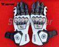 Yamaha Motorcycle Racing Leather Gloves Motorbike Racing Leather Gants Guantes