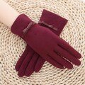 Winter Cotton Gloves for Women - Warm & Stylish Touchscreen Compatible Gloves for Cold Weather Fashion and Comfort