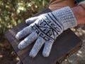 Warm Merino Wool Gloves for Men, Men's Winter Gloves Made from Soft Sheep Wool, Fair Isle Fog