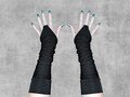 Bamboo Elven Arm Cuffs - Handcrafted in Denver, CO - Arm Warmers, Cropped Sleeves, Cosplay, Fire Spinning, Custom
