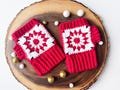 Winter Star Fingerless Gloves