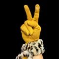 Faux Leopard Fur Mustard Yellow Suede Glove for Women,Ideal for Winter,A Thoughtful Gifts for Her Birthday,Moms,Wife or Christmas
