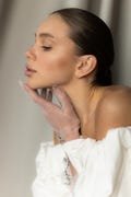 Ivory Wedding Gloves with inscription, Romantic Bridal Gloves, Gloves Elbow Length, Bridal Accessories, Ivory Mesh Gloves, Wedding Christmas