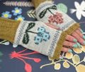 Gloves fingerless knitted hand warmers