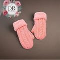 ltra-Soft Cable Knit Winter Mittens with Faux Fur Lining - Warm, Cozy, One Size Fits All Gloves - Available in 7 Stylish Colours Winter Warm