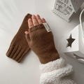 Knitted Fingerless Gloves, Knitted Gift, Handmade Knitted Mittens ,Christmas Gift For Her, Cozy Knitwear, Chunky knit, Handmade Hand Warmers
