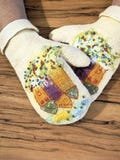 Cute Wet Felting Handmade Pair Gloves, Women Accessories Gift, Felt Glove, Gloves For Women, Organic Felt Glove, Rustic Accessories